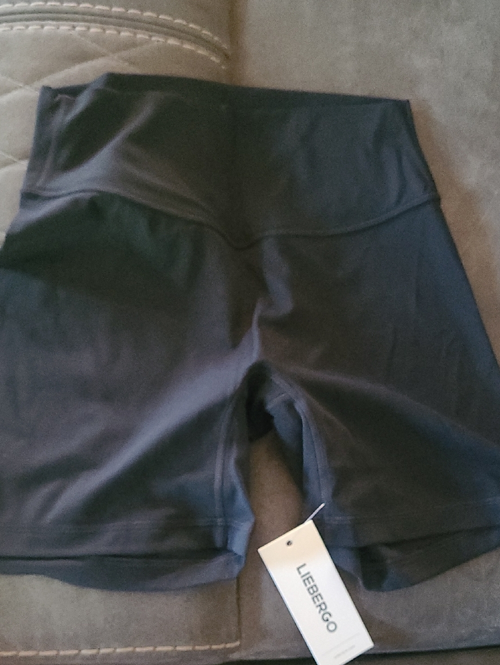 Women's Black High-Rise Bike Shorts